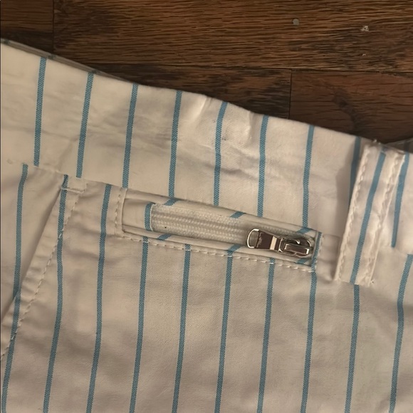 Ralph Lauren Blue and White Flat Front Shorts for Semi-Formal Occasions - Picture 3 of 8